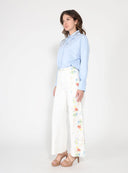 Long Sleeve Shirt Button Down Sequin Embellished TOP Gracia Fashion 