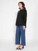 Long Sleeve Shirt Button Down Sequin Embellished TOP Gracia Fashion 