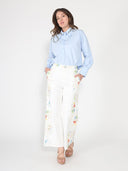 Long Sleeve Shirt Button Down Sequin Embellished TOP Gracia Fashion 