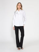 Long Sleeve Shirt Button Down Sequin Embellished TOP Gracia Fashion 