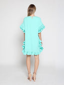 Loose Fitted Ruffle Sleeve Dress DRESS Gracia Fashion 