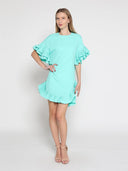Loose Fitted Ruffle Sleeve Dress DRESS Gracia Fashion 