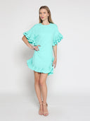 ruffle loose dress Loose Fitted Ruffle Sleeve Dress – Gracia Fashion