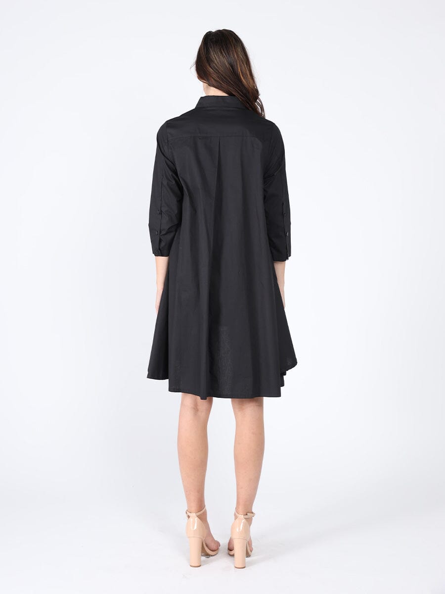 Low high front lace full sleeve dress DRESS Gracia Fashion 