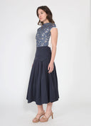 Midi length pleated skirt SKIRT Gracia Fashion 