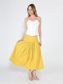 Midi length pleated skirt SKIRT Gracia Fashion 