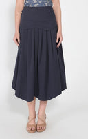 Midi length pleated skirt SKIRT Gracia Fashion NAVY S 