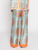 Paisley Print Wide Leg Pants PANTS Gracia Fashion 