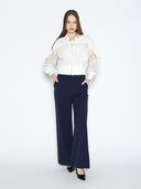 Patchwork Lace Embroidered Zip-Up Jacket JACKET Gracia Fashion 