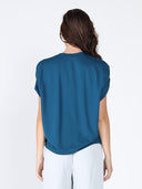 Pearl Work Round Neck Top TOP Gracia Fashion 