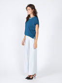 Pearl Work Round Neck Top TOP Gracia Fashion 