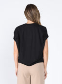 Pearl Work Round Neck Top TOP Gracia Fashion 