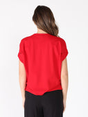 Pearl Work Round Neck Top TOP Gracia Fashion 