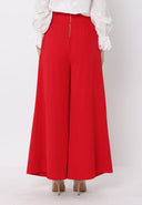 Pleated High Waist Wide Leg Long Pants PANTS Gracia Fashion 
