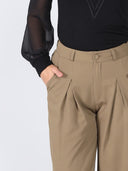 Pleated Wide Leg Pants PANTS Gracia Fashion 
