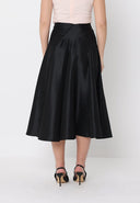 Pleats Detail A-Line Midi Length Skirt SKIRT Gracia Fashion 