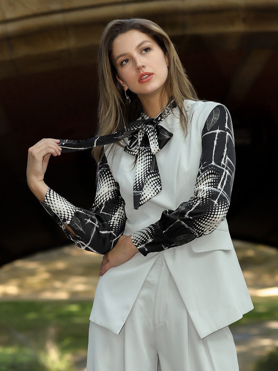 Ponte vest top VEST Gracia Fashion L/GREY S 