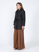 Quilted Lightweight front open belt Jackets JACKET Gracia Fashion 