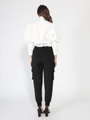 Quilted Puff Jacket with Ribbed Sleeve JACKET Gracia Fashion 