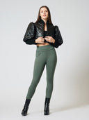 Quilted Puff Jacket with Ribbed Sleeve JACKET Gracia Fashion 