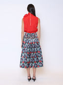 Ribbon Bow Sleeveless Organza Top TOP Gracia Fashion 