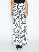 Rope and Ring Print Wide Pants PANTS Gracia Fashion 