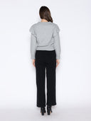 Rose Crochet Pullover Sweater SWEATERS Gracia Fashion 