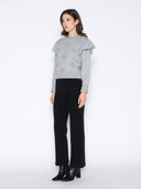 Rose Crochet Pullover Sweater SWEATERS Gracia Fashion 