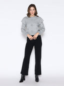 Rose Crochet Pullover Sweater SWEATERS Gracia Fashion 