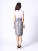 Rose Detail Cap-Short Sleeves Top TOP Gracia Fashion 