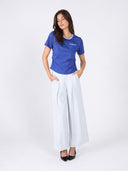 Round Neck Lace & Pocket T-Shirt TOP Gracia Fashion 