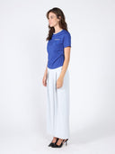 Round Neck Lace & Pocket T-Shirt TOP Gracia Fashion 
