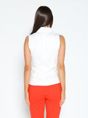 Ruffle Flower Detail Tank Top TOP Gracia Fashion 