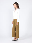 Ruffle Front With Button Long Sleeve Jacket JACKET Gracia Fashion 