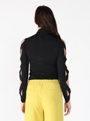 Ruffle Long Sleeve High Neck Top TOP Gracia Fashion 