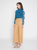 Ruffle Long Sleeve High Neck Top TOP Gracia Fashion 