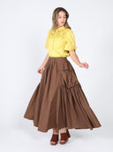 Ruffled work shirt TOP Gracia Fashion 