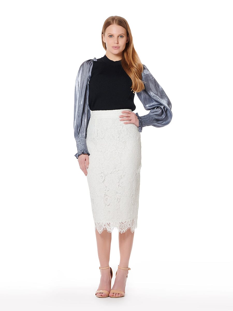 Satin Long Sleeve Top TOP Gracia Fashion BLACK S 
