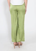Satin Wide Leg Dress Pants PANTS Gracia Fashion 