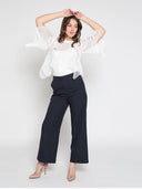 See-Through Round Lace Top TOP Gracia Fashion 