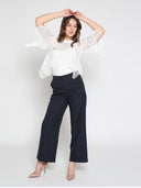 See-Through Round Lace Top TOP Gracia Fashion 