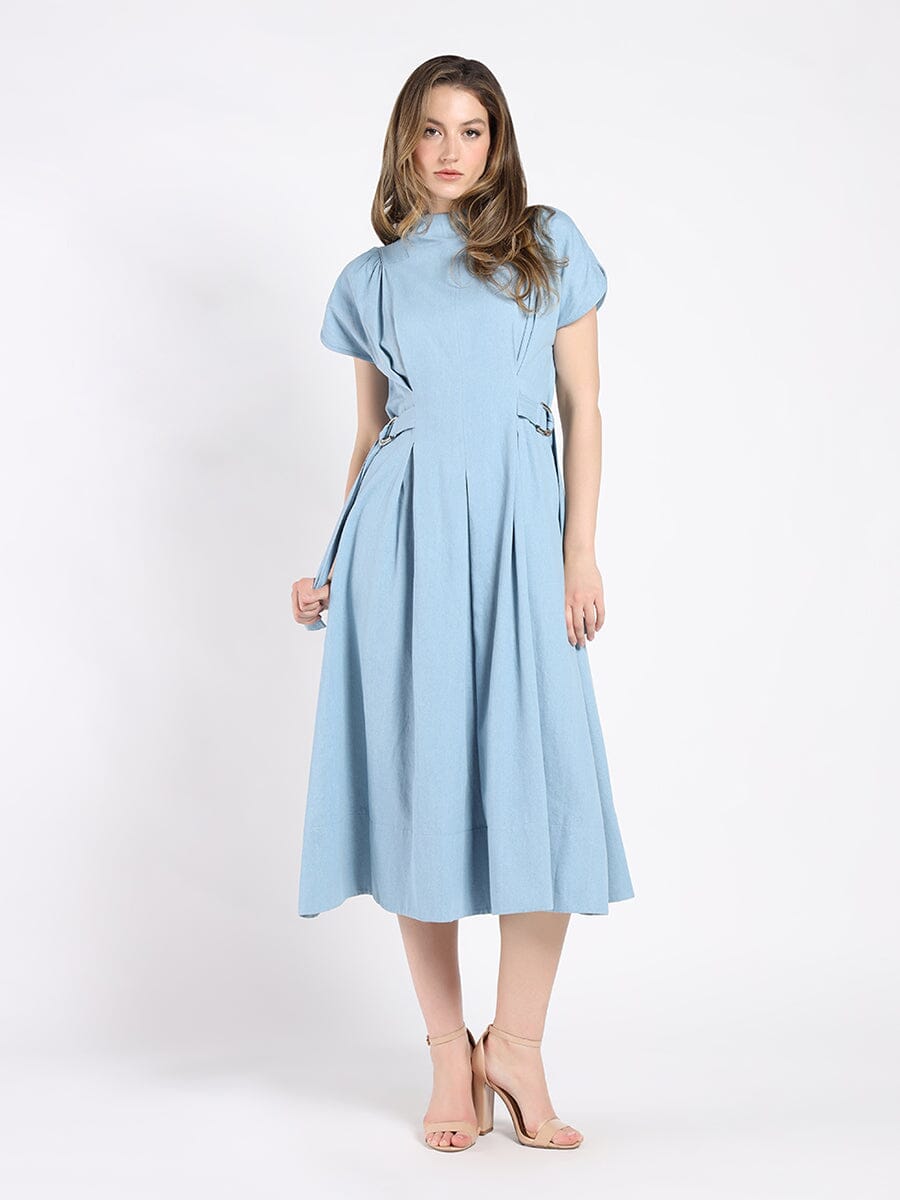 Short sleeve high-neck round dress DRESS Gracia Fashion 