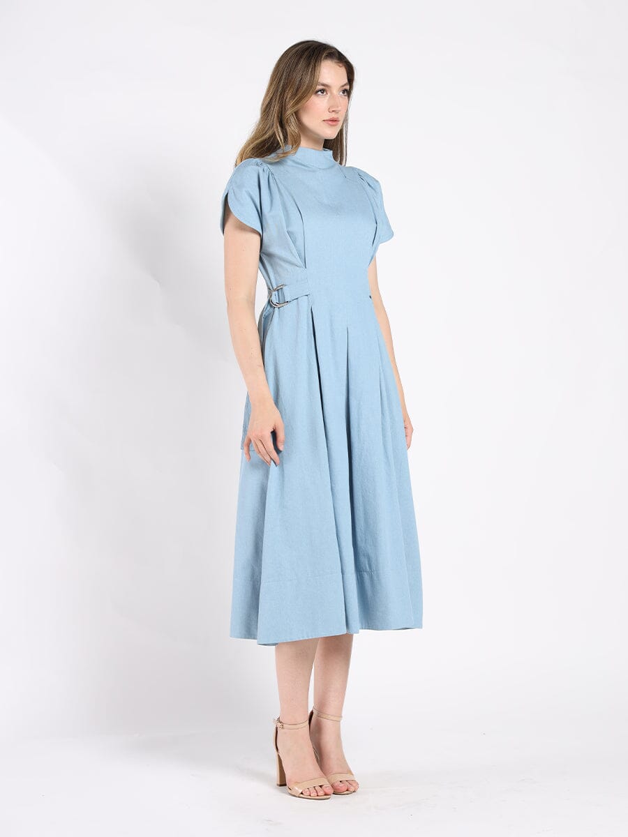 Short sleeve high-neck round dress DRESS Gracia Fashion 