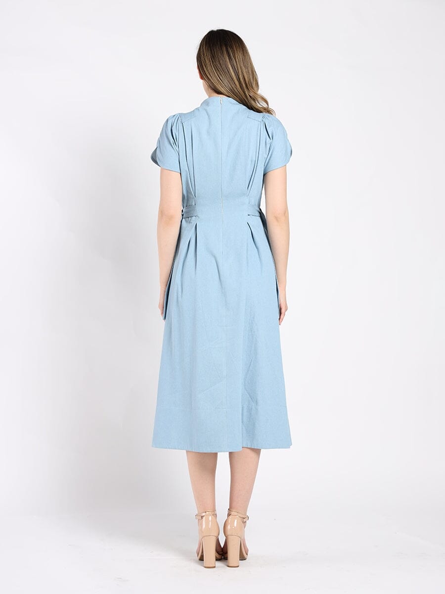 Short sleeve high-neck round dress DRESS Gracia Fashion 