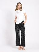 Side Drape T-shirt TOP Gracia Fashion 