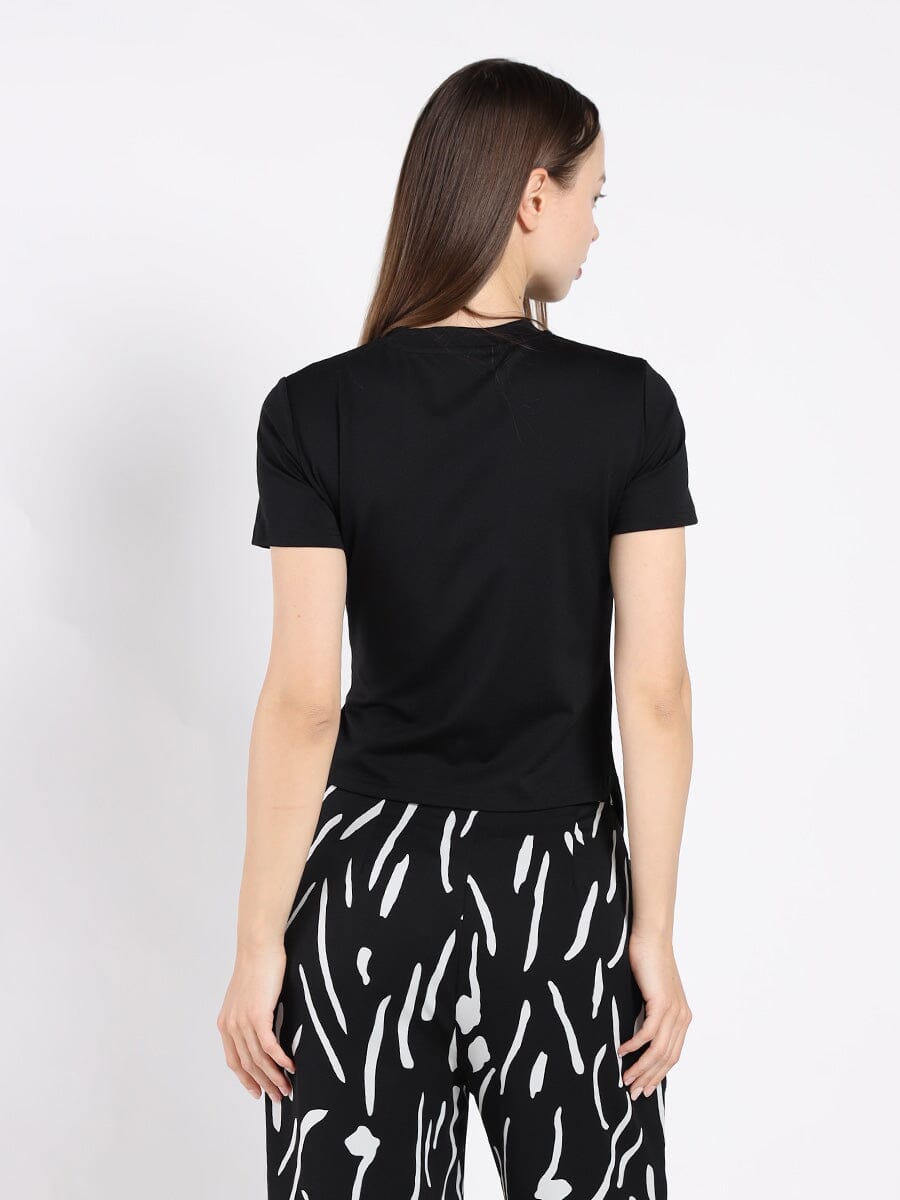 Side Drape T-shirt TOP Gracia Fashion 