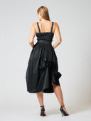 Side Trim Detail Gather Skirt SKIRT Gracia Fashion 