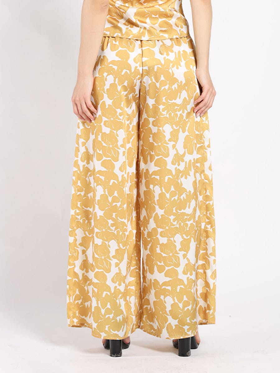 Silk Wide Trousers TOP Gracia Fashion 