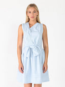 Sleeveless Cocktail Dress DRESS Gracia Fashion L/BLUE S 