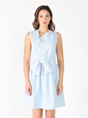 Sleeveless Cocktail Dress DRESS Gracia Fashion L/BLUE S 